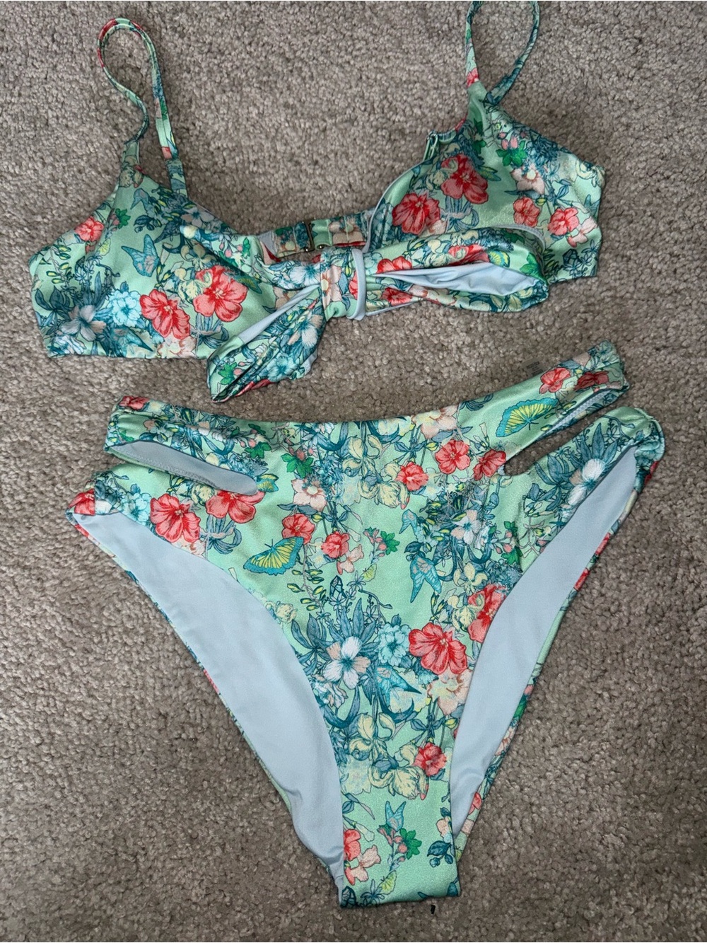 Victoria Secret Floral Two-Piece Bikini Set